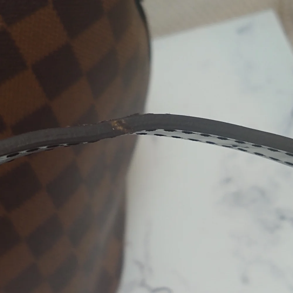 Authentic Louis Vuitton Sienna Damier Ebene MM Crossbody Bag with Strap - Picture 9 of 14